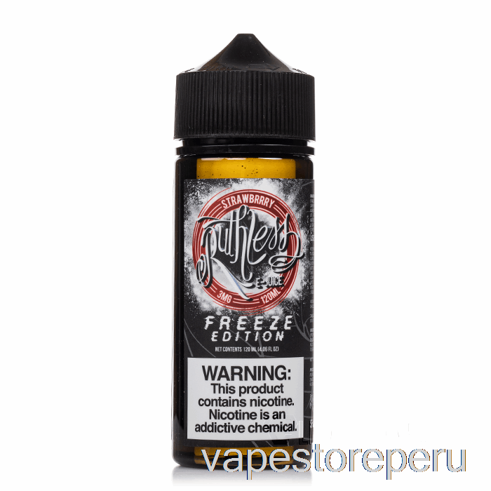 Vape Recargable Fresa - Edición Congelada - Vapor Despiadado - 120ml 6mg